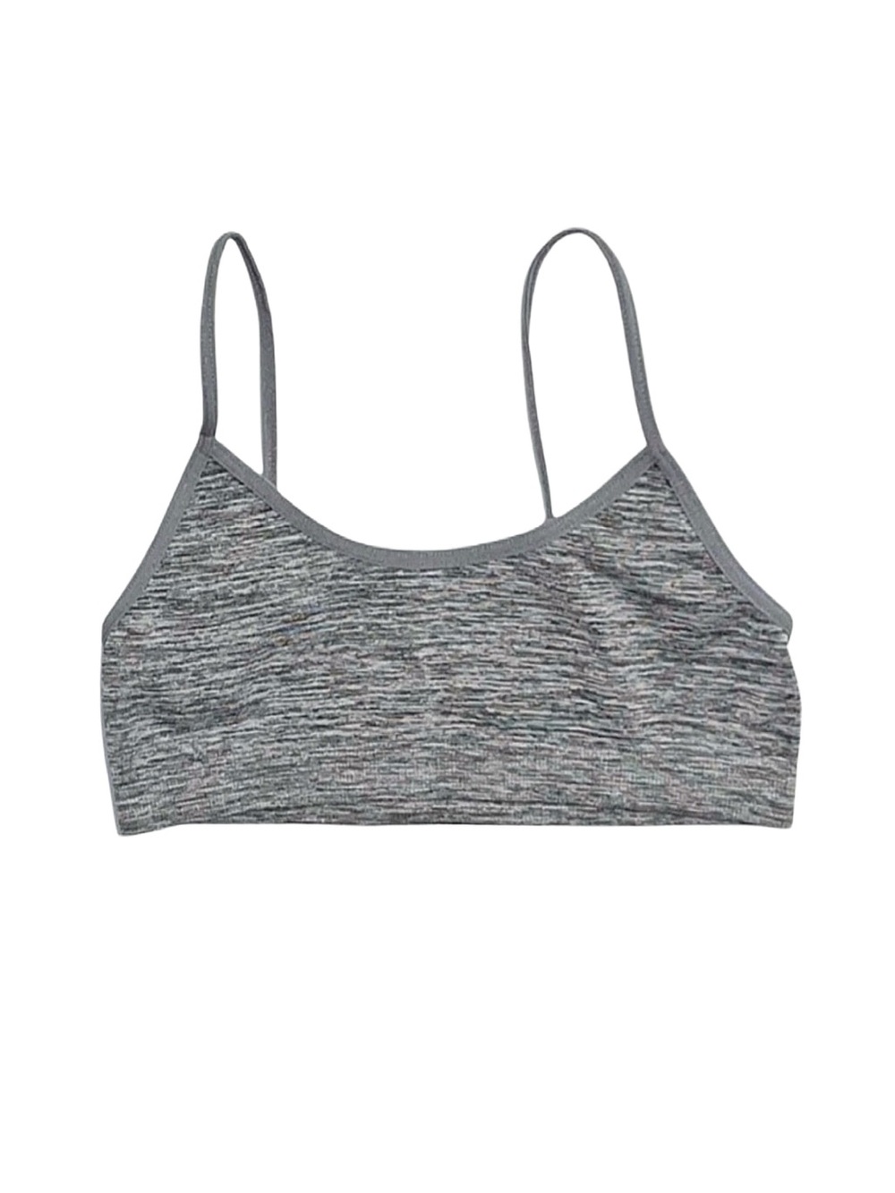 MAIDENFORM Girl's Grey Sports Bra Adjustable Straps Size Medium 32A